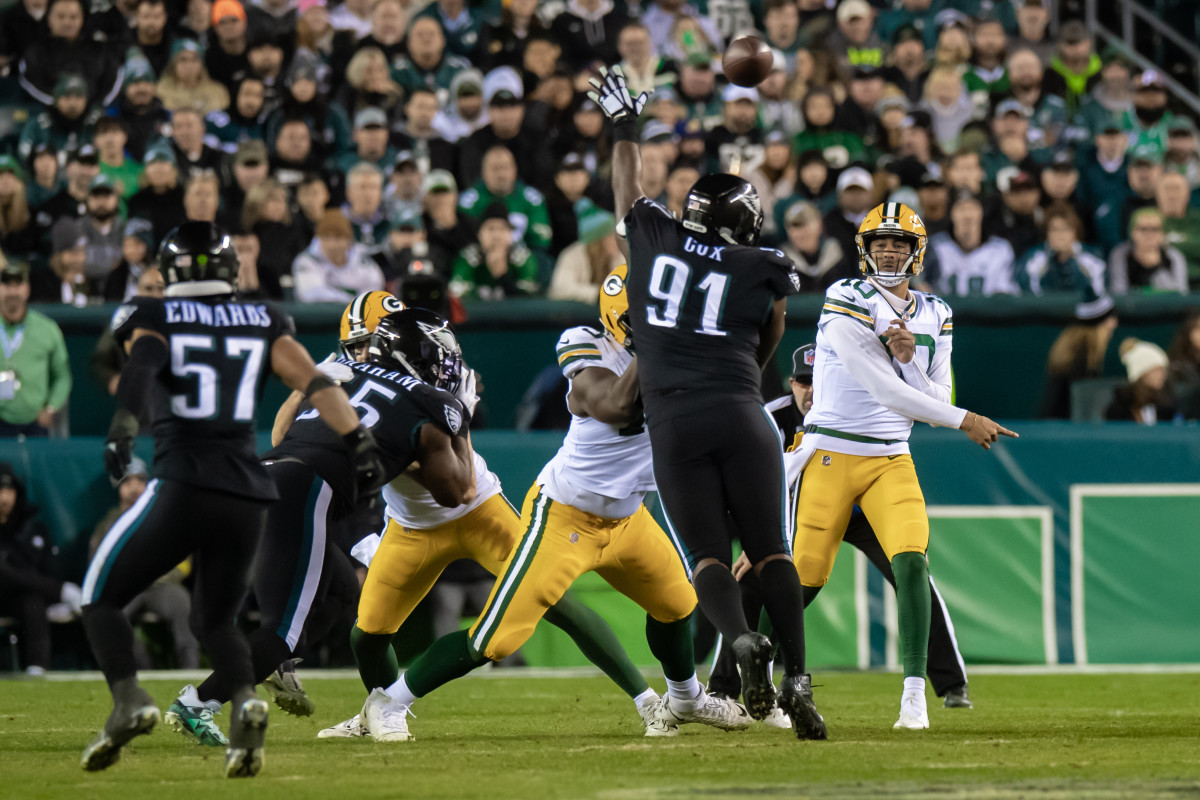 Jordan Love proved he could handle being the starting quarterback for the Packers after replacing Aaron Rodgers against the Eagles in 2022.